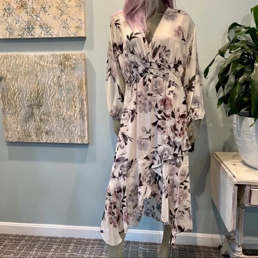 Taylor Floral Long Sleeve Dress